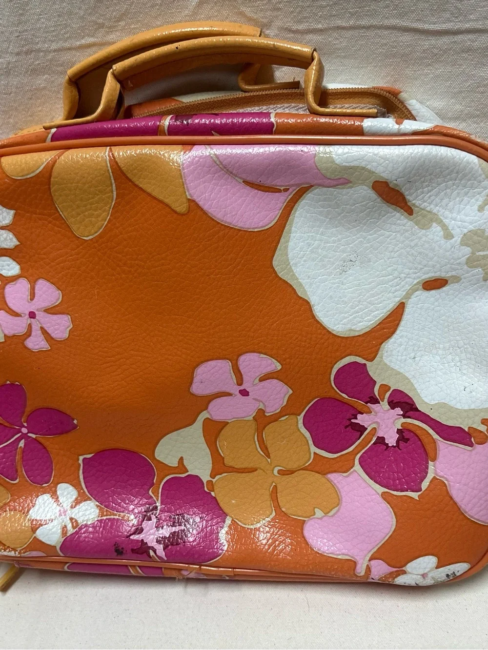 Roxy Quicksilver Floral Cosmetic Luggage Bag for Travel